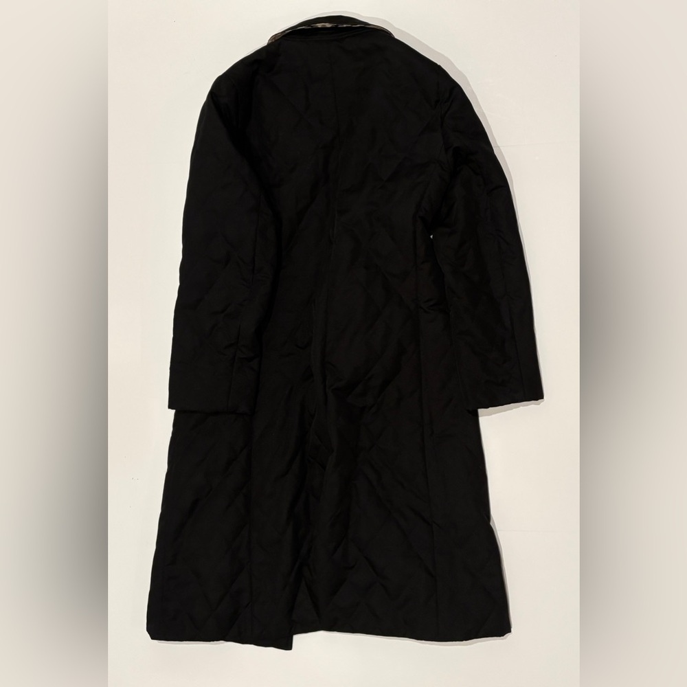 Burberry Women’s Black Quilted Coat size S - Picture 6 of 6